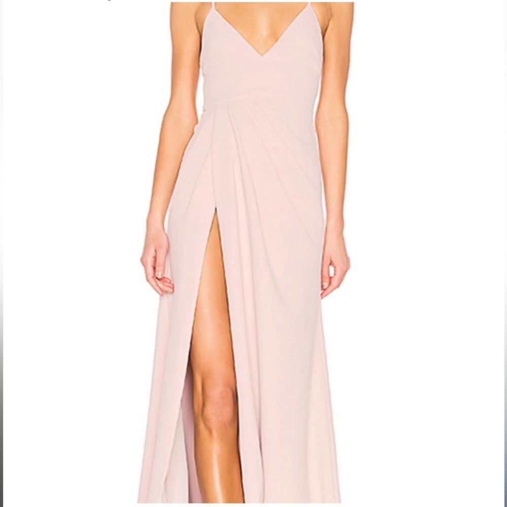 Privacy Please Azalea V-Neck Side Slit Evening Cocktail Maxi‎ Dress Size …
